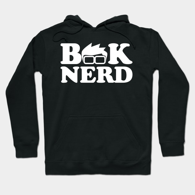 Book nerd with glasses Hoodie by All About Nerds